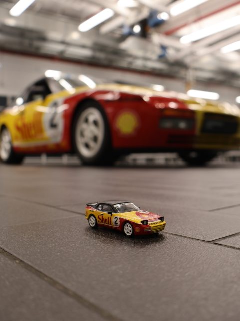 Before every Carrera Cup and Supercup, there was this. The Porsche 944 Turbo Cup, the car that started Porsche’s one-make racing tradition in 1986, photographed at the Porsche Museum. The full series is live on miniflatsix.com. #porschemoment